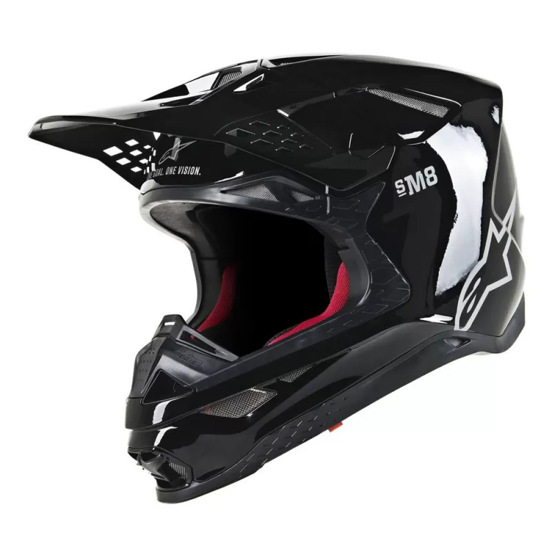 Casco Alpinestars S-M8 Solid Negro