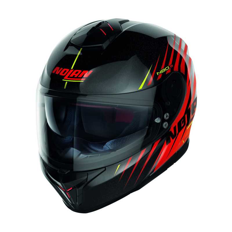 Casco Nolan N80-8 Kosmos 065 Metal Blk/Red