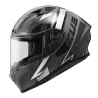 Casco Zeus ZS826 Negro/Plateado/Gris
