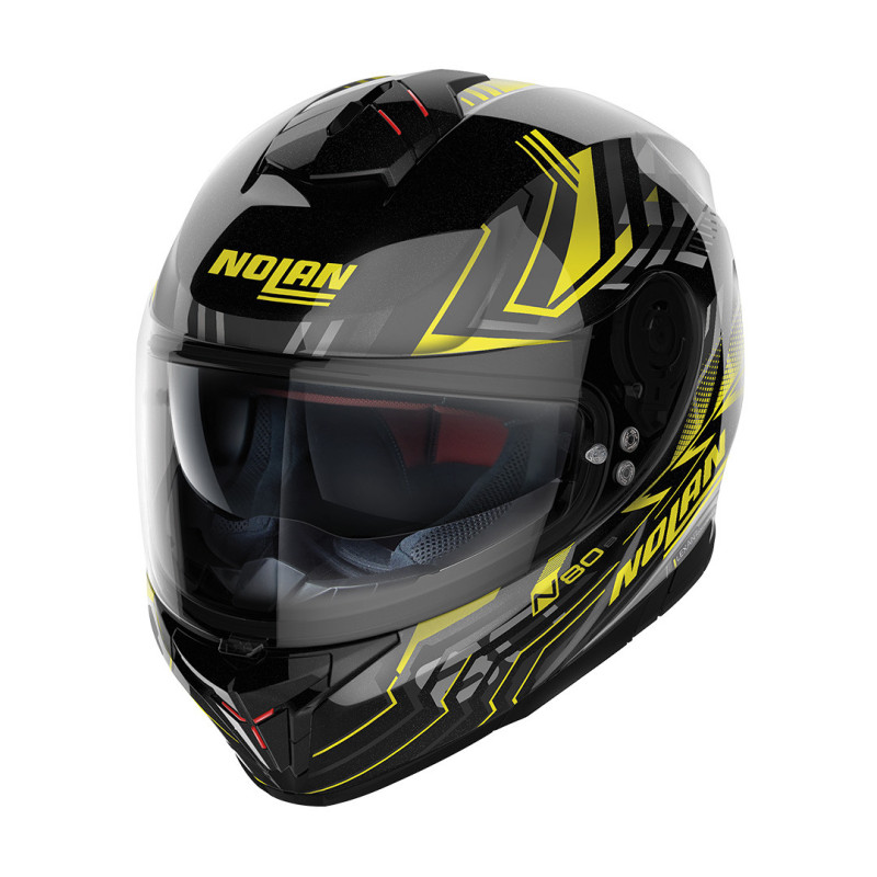 Casco Nolan N80-8 Turbolence 078 Gloss Blk/Yellow Casco Nolan N80-8 Turbolence 078 Gloss Blk/Yellow