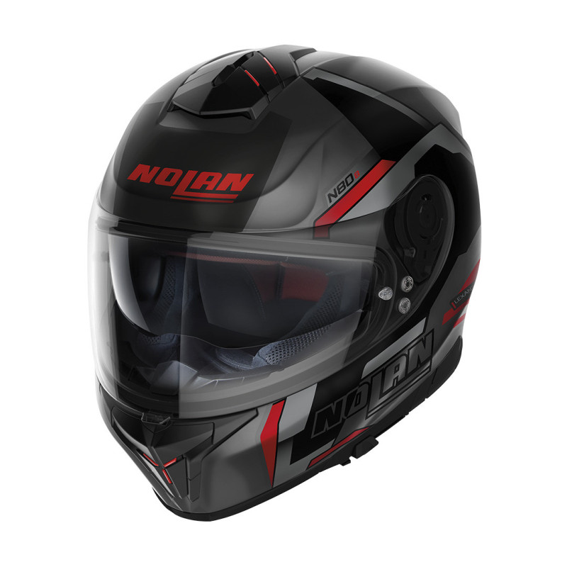 Casco Nolan N80-8 Wanted 071 Lava Gry/Red/Blk