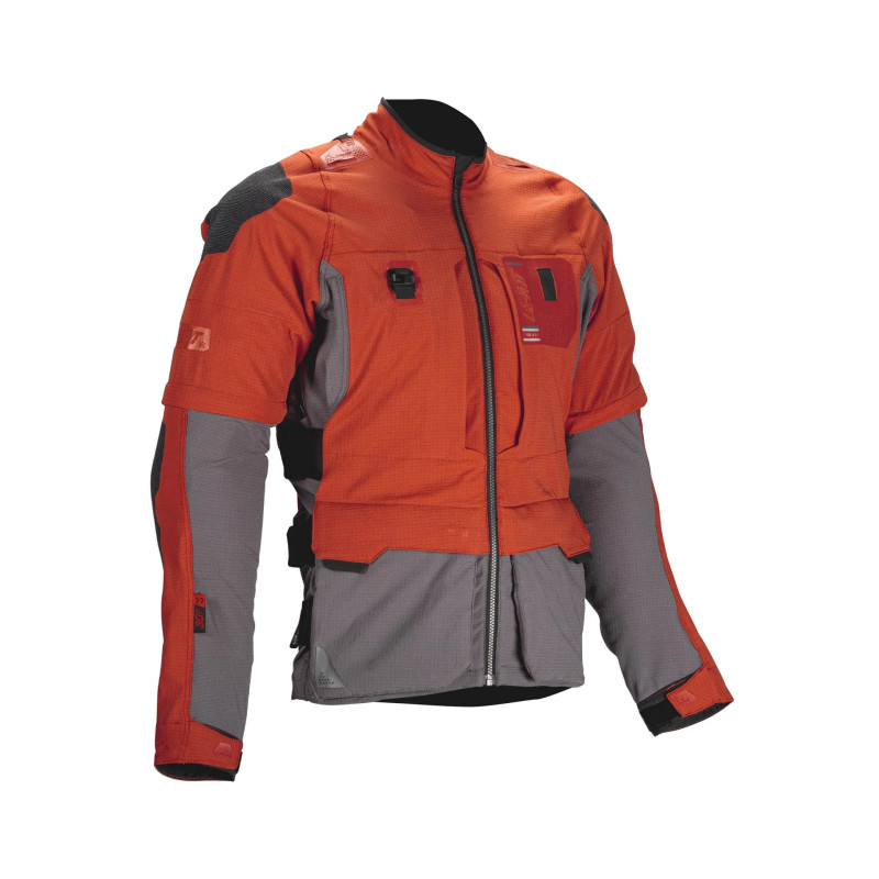 Chaqueta Leatt ADV 4.5 Rally rojo gris