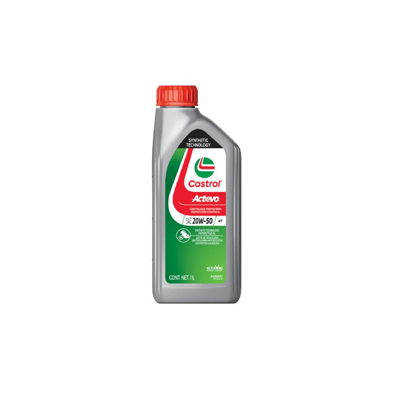 ACEITE CASTROL ACTEVO 4T 20W50 U3 1LT