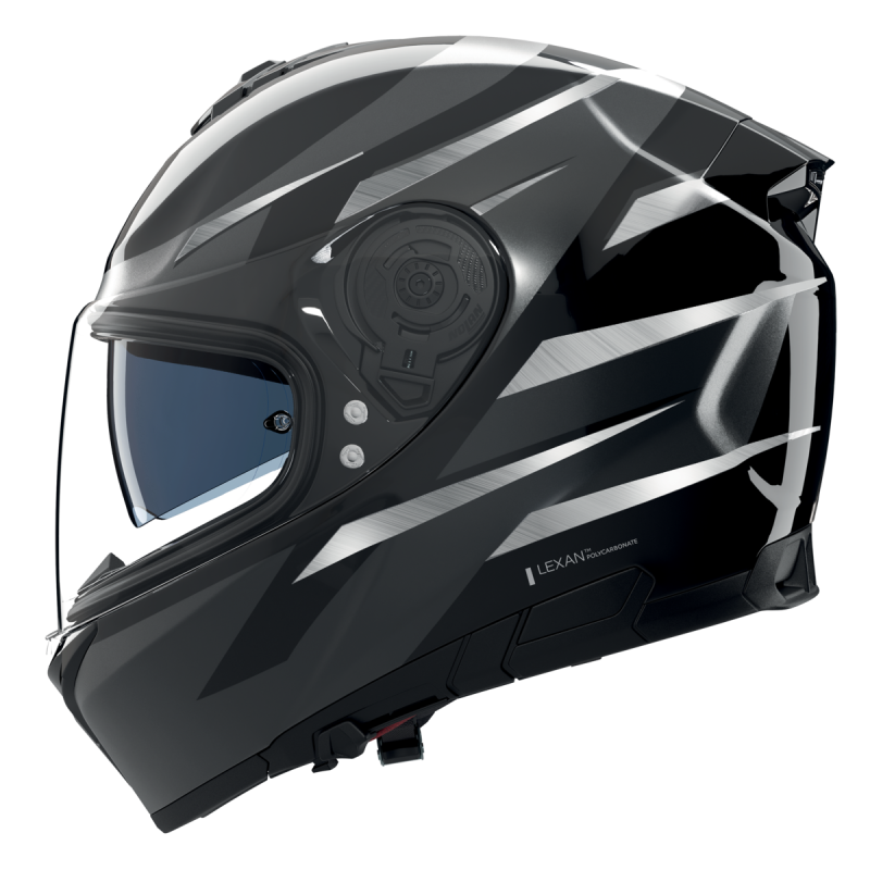 Casco Nolan N80-8 Fervo Argento Cromato 356