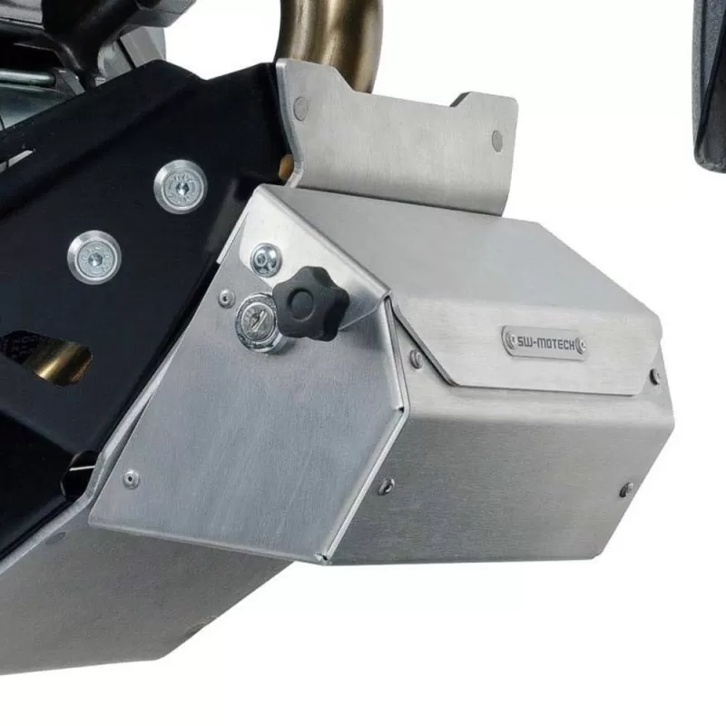 Caja de Herramientas SW Motech para Cubre Carter (Plata)