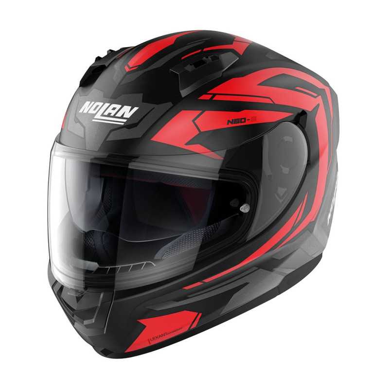 Casco Nolan N60-6 Anchor 022 Flat Black/Red