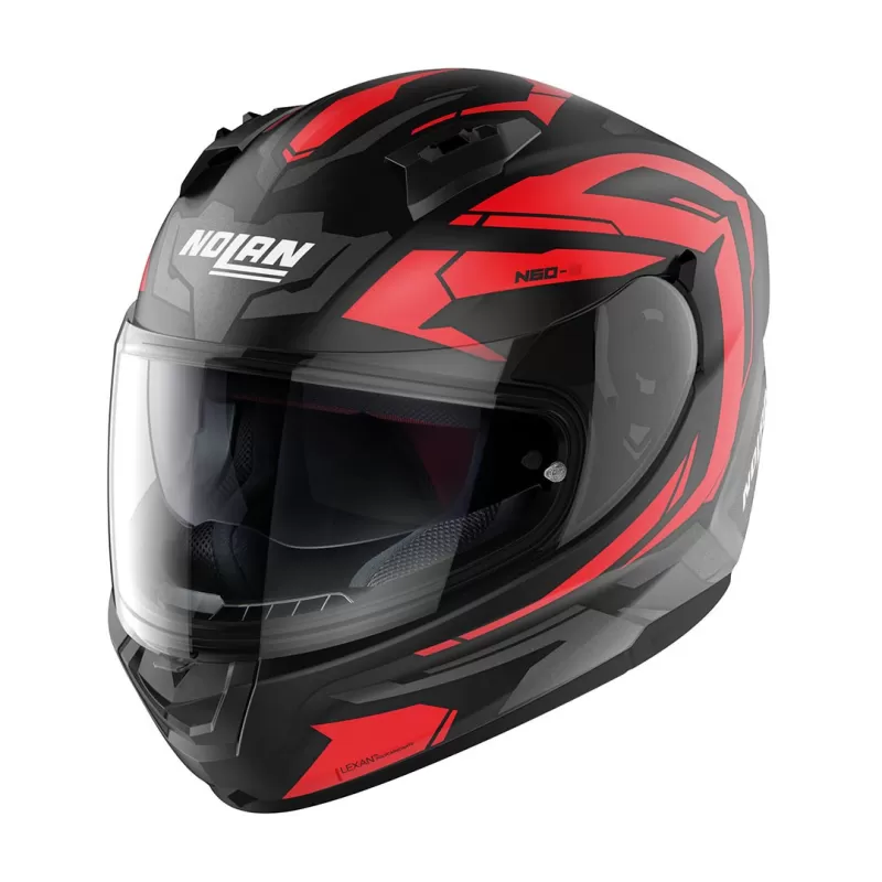 Casco Nolan N60-6 Anchor 022 Flat Black/Red Casco Nolan N60-6 Anchor 022 Flat Black/Red