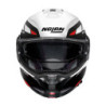 Casco Nolan N100-5 Plus Milestone 053 Metal Wht/Blk/Red