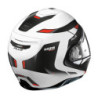 Casco Nolan N100-5 Plus Milestone 053 Metal Wht/Blk/Red