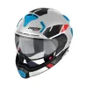 Casco Nolan N30-4 Tp Blazer 025 Metal Wht/Aqua