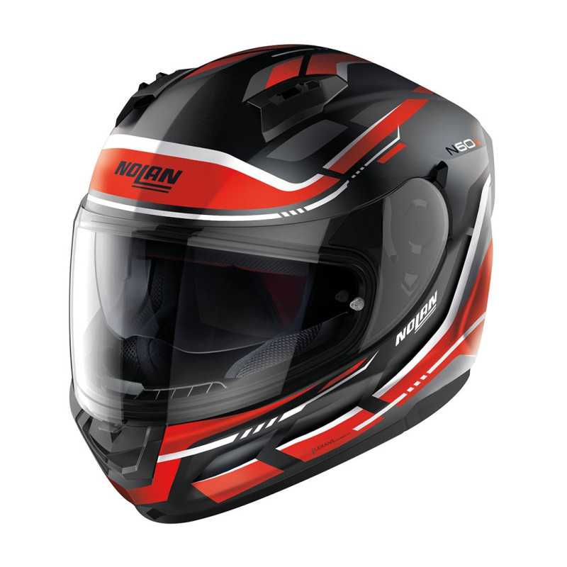 Casco Nolan N60-6 Lancer 062 Flat Blk/Red