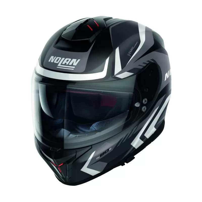 Casco Nolan N80-8 Rumble 058 Flat Blk/Grey/Wht Casco Nolan N80-8 Rumble 058 Flat Blk/Grey/Wht