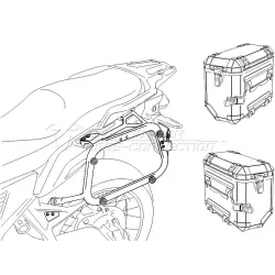 Anclaje Maleta SW Motech Quick-Lock Evo BMW R-1200 GS (2013-16)