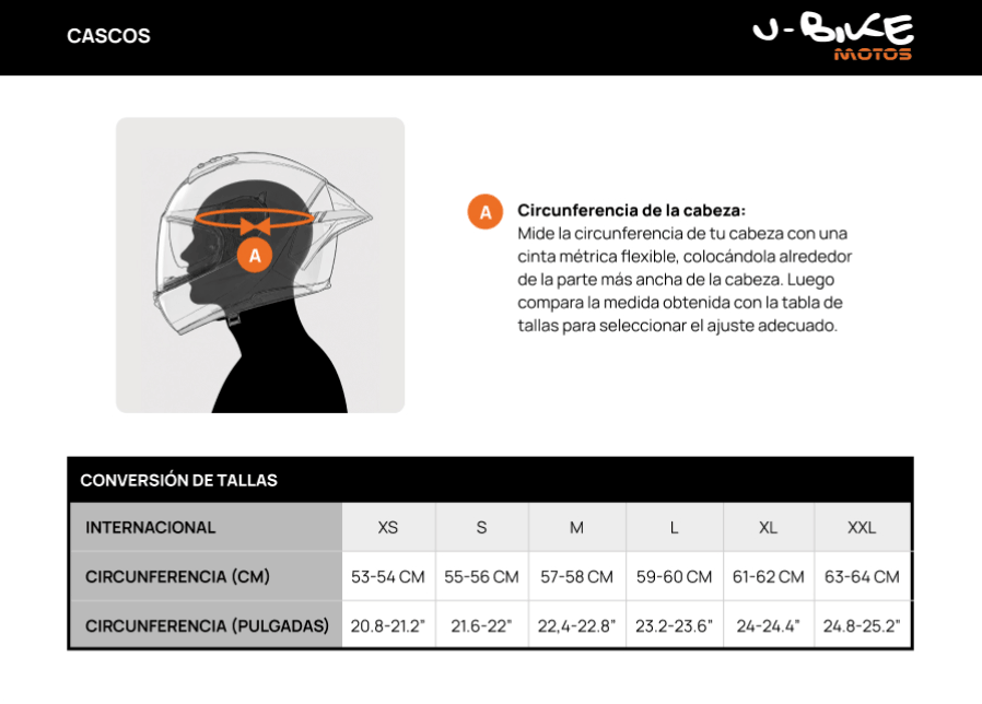 Guía Cascos Ubikemotos