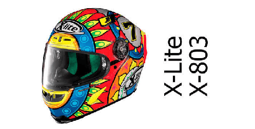 Casco X-lite fibra compuesta