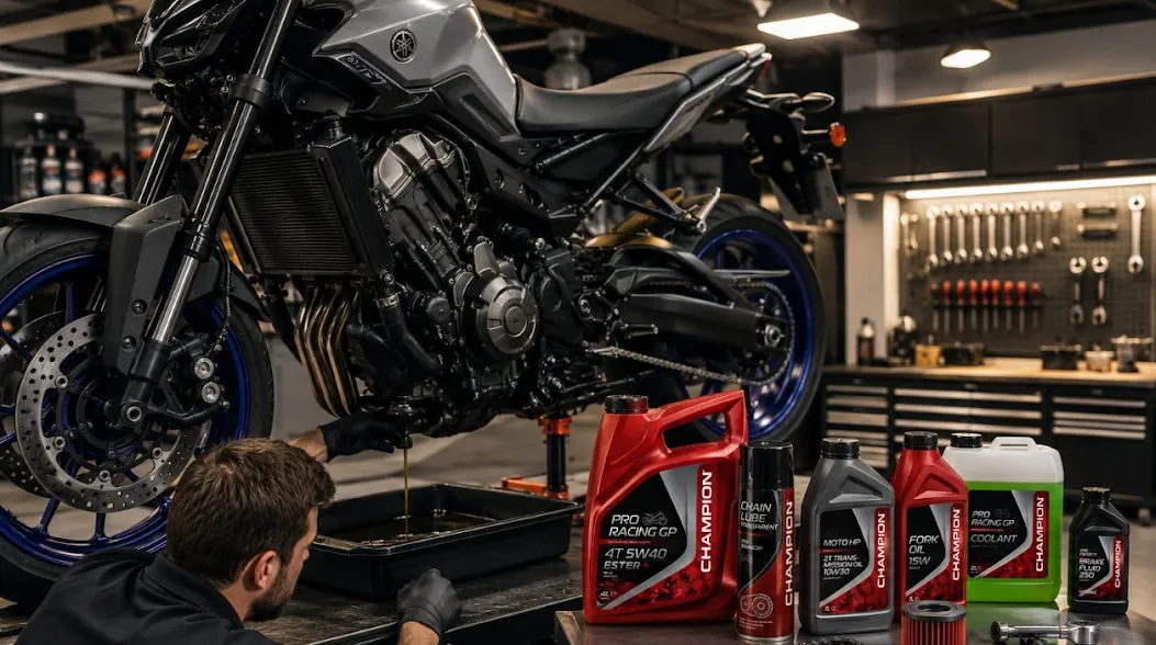 Mantención preventiva de motocicleta